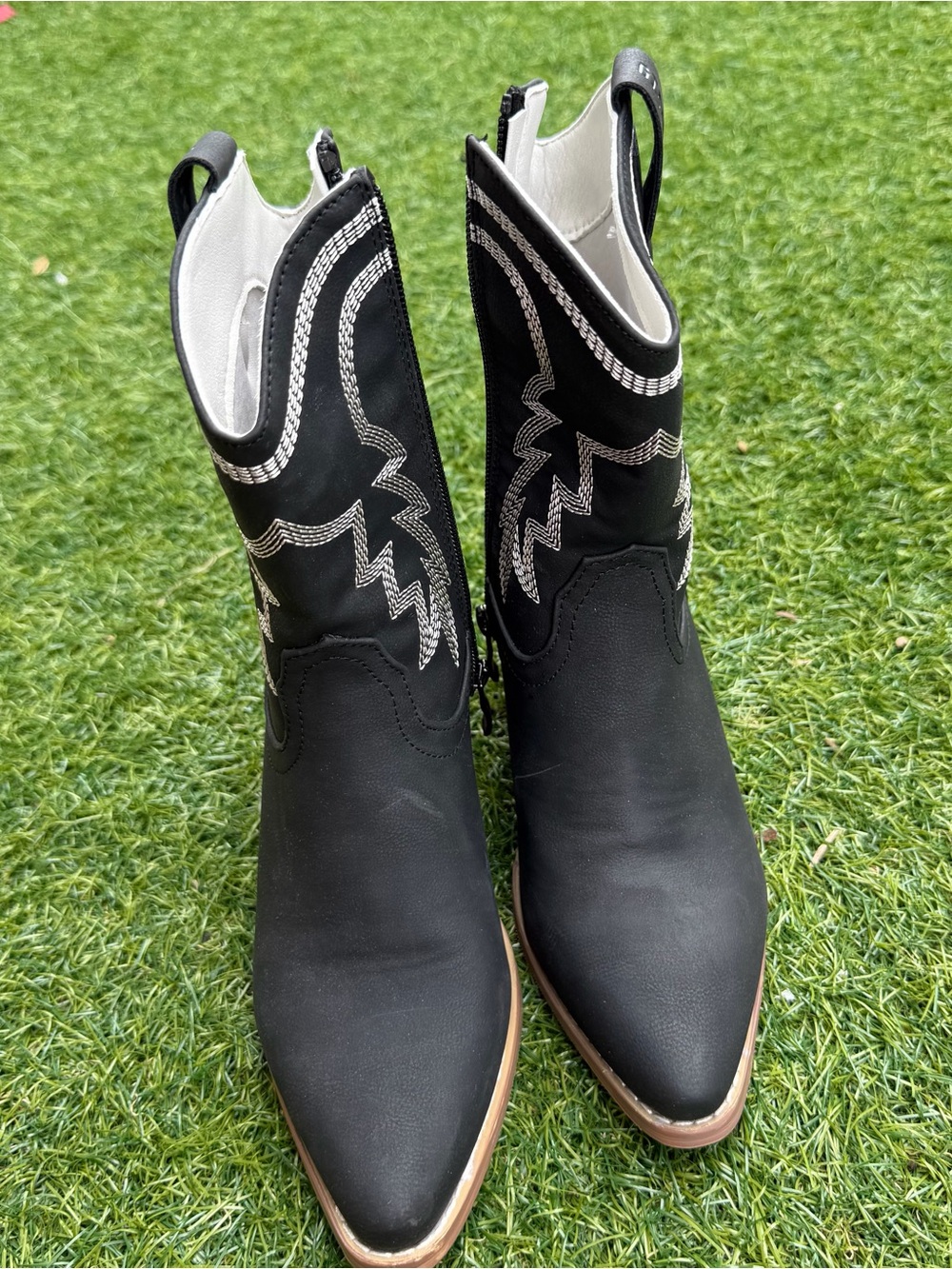 Gioan roca black western cowboy boots